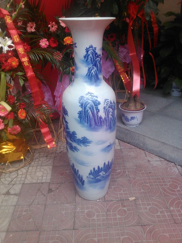 供应用于礼品的西安开业乔迁礼品陶瓷大花瓶