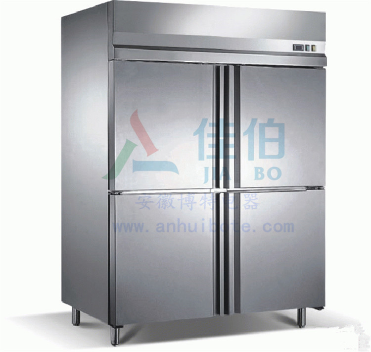 供应厨房大容量四门冰箱 黄石哪里有卖四门厨房冰柜的 四门冰柜价格图片