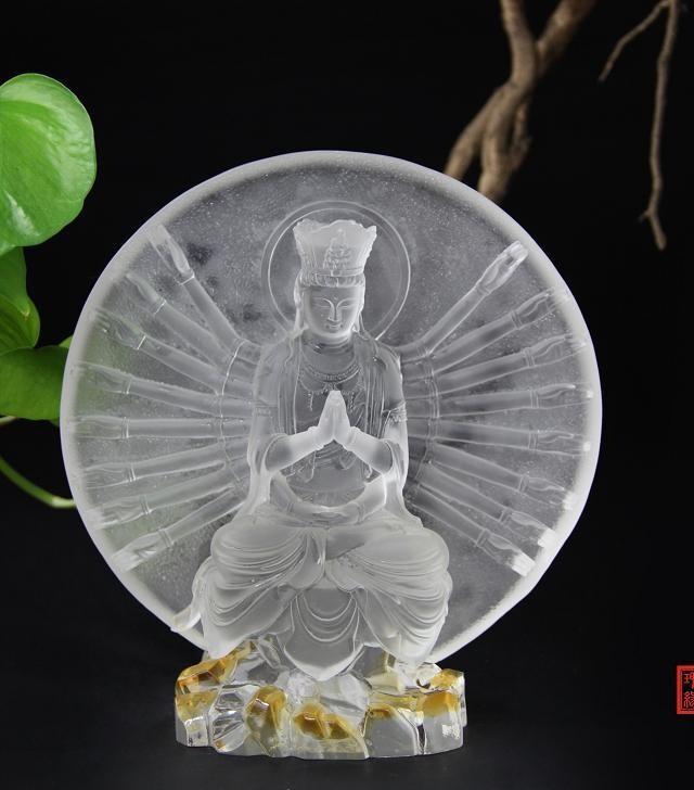 琉璃地藏王菩萨佛像,广州琉璃佛像厂家图片