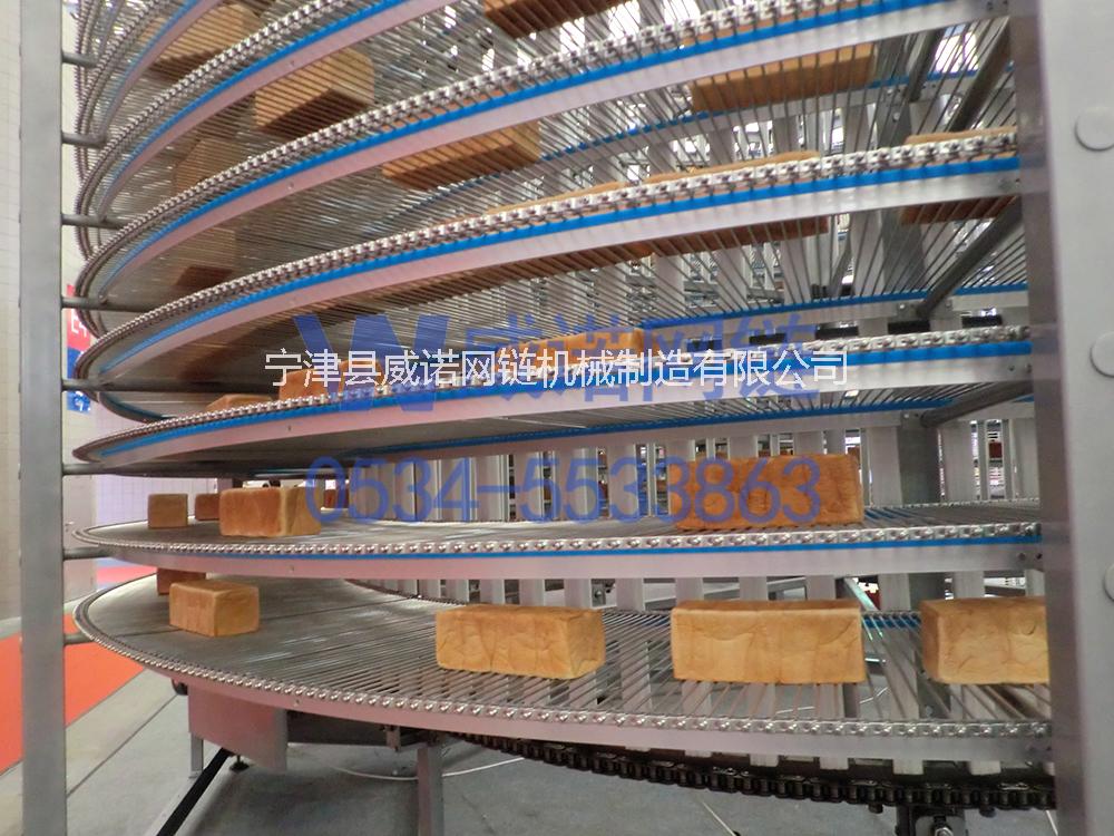德州市螺旋网带厂家螺旋网带 食品烘焙冷却螺旋塔输送网链