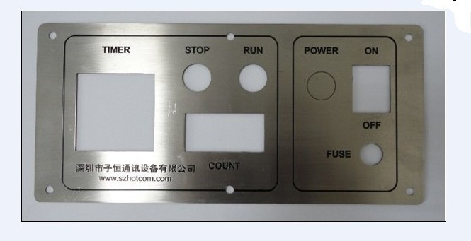 供应喷砂铝面板|机械控制面板|拉丝铝