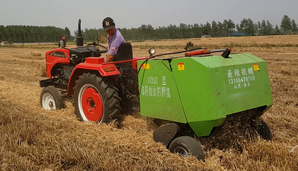 供应安徽水稻秸秆打捆机牧草打捆机厂家图片