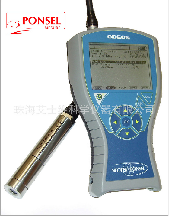 供应用于溶氧检测的数字式便携荧光法溶解氧分析仪