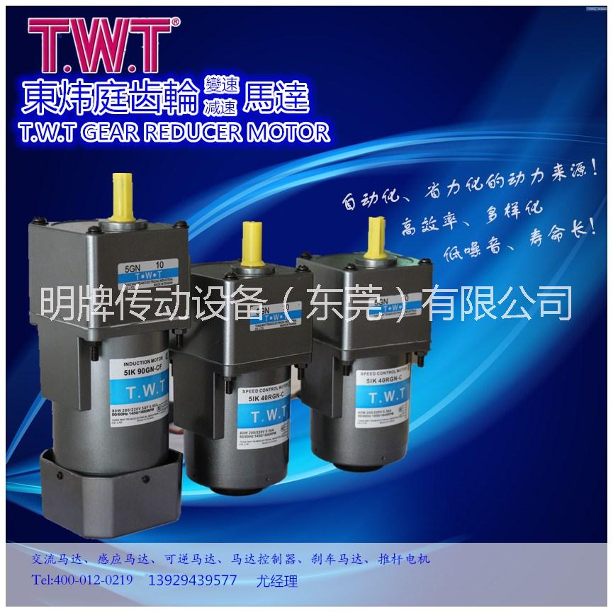 TWT调速电机供应用于生产线设备TWT调速电机 台湾东炜庭马达90W调速马达 5IK90RGN-C/5GN30K