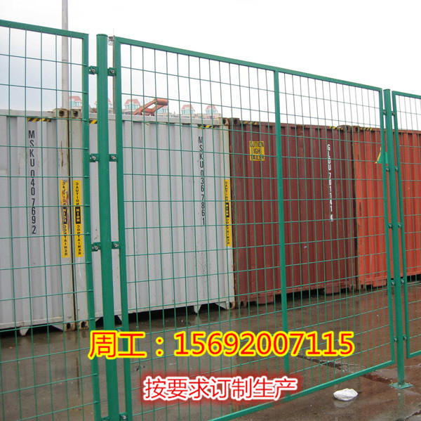 供应用于防护的仓库护栏网生产安装，广州边框围栏网，农场隔离网图片