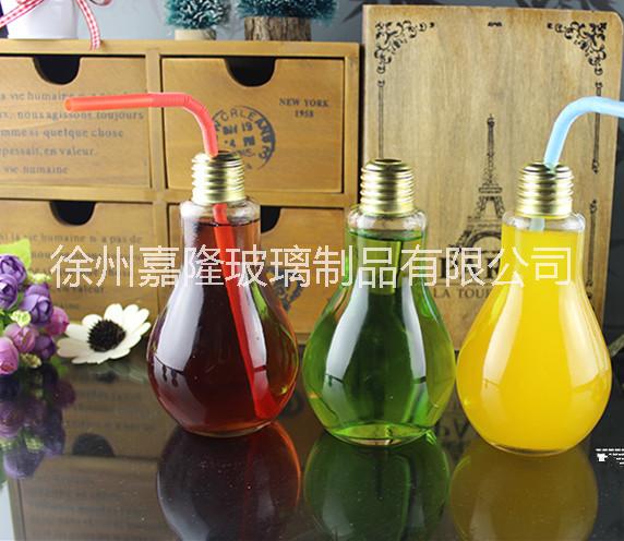 徐州市供应2015创意奶茶果汁饮料玻璃瓶厂家