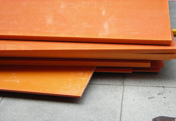 耐磨橘黄色电木板材