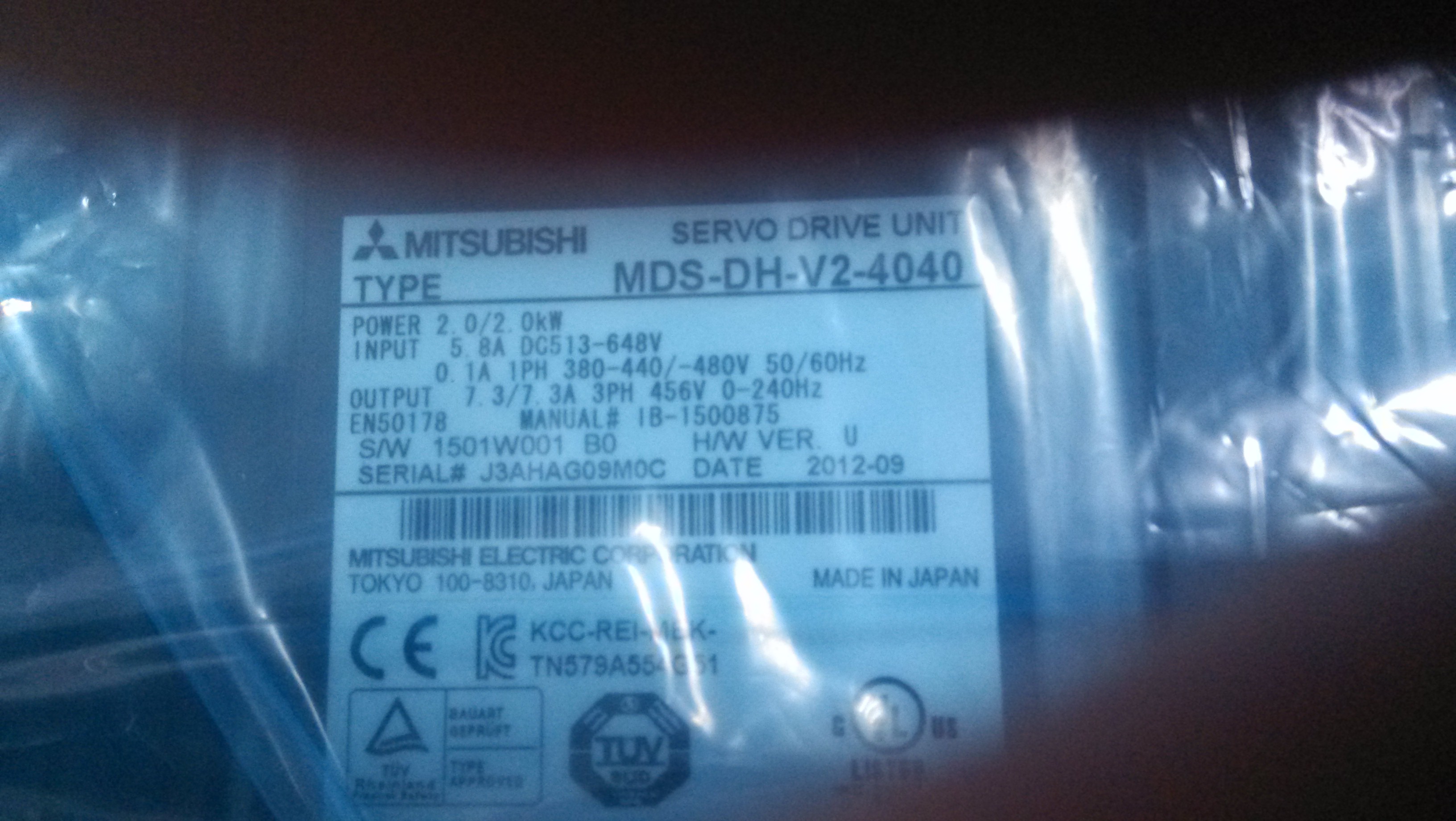 三菱数控伺服控制器MDS-DH-V2-4040批发