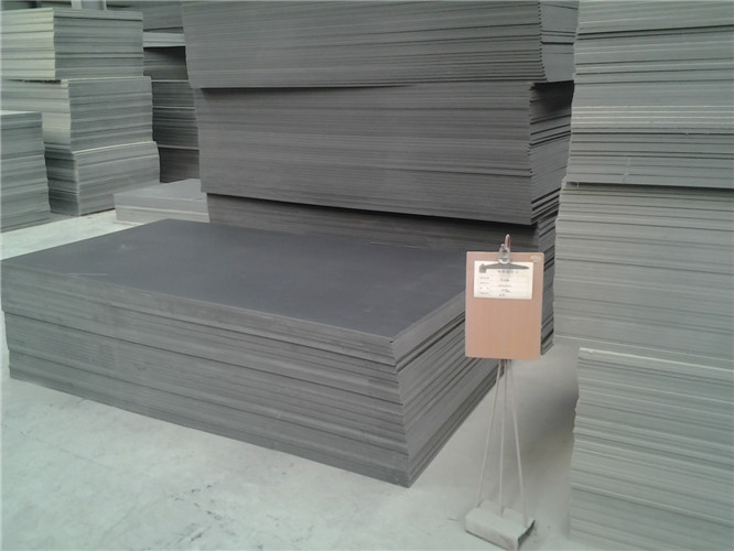 供应用于PVC板|PVC板材|PVC塑料板的佛山厂家深灰色pvc塑料板/pvc板材