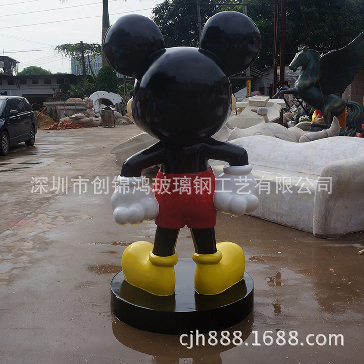 米老鼠雕塑 米奇雕塑 迪士尼雕塑供应玻璃钢米老鼠雕塑 米奇雕塑 迪士尼雕塑