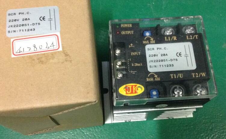 供应台湾JK积奇单相SCR电力调整器JK2230S1-D75 JK3830S1 JK38080SF