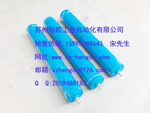 供应用于滚筒输送线的HAEO牌无动力PVC滚筒厂家 塑料滚筒价格 蓝色尼龙滚筒哪家有图片
