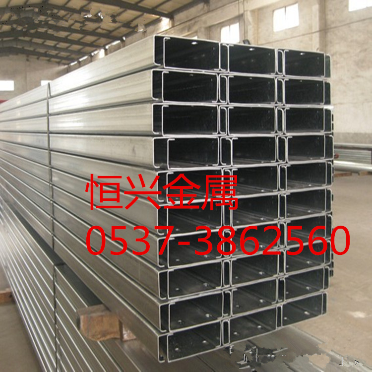 供应用于金属建材的C型钢材保证质量厂家直销/山东C型钢材热销图片