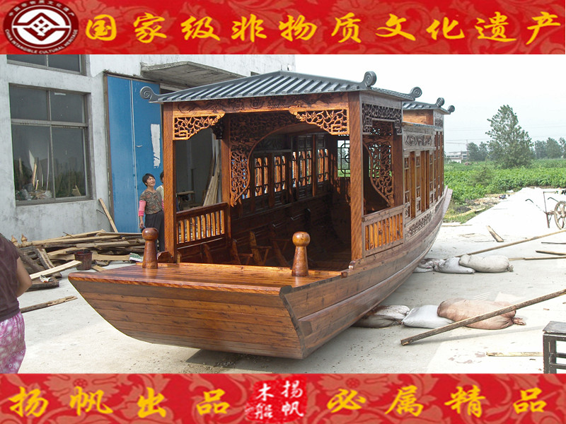 供应画舫木船，旅游观光木船，景点木船，国家非遗传统工艺制造