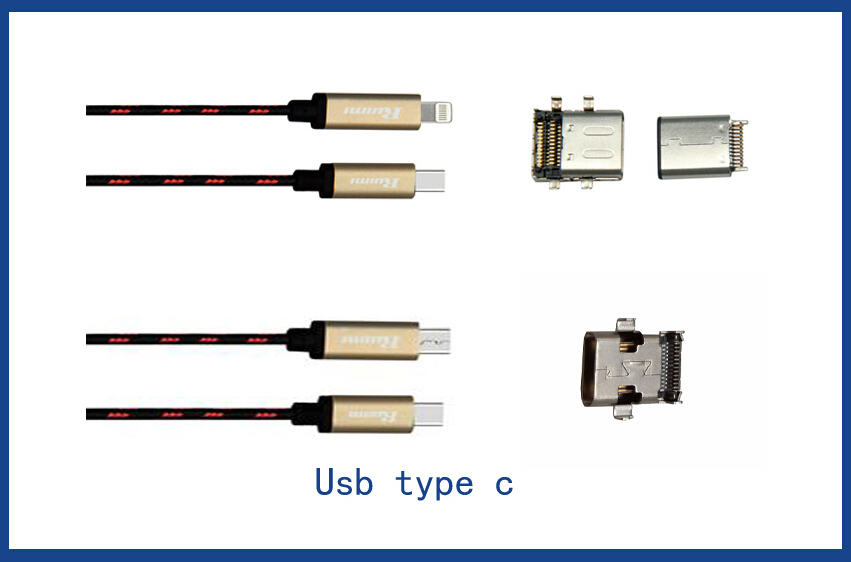 供应用于Type C的USB Type C连接器