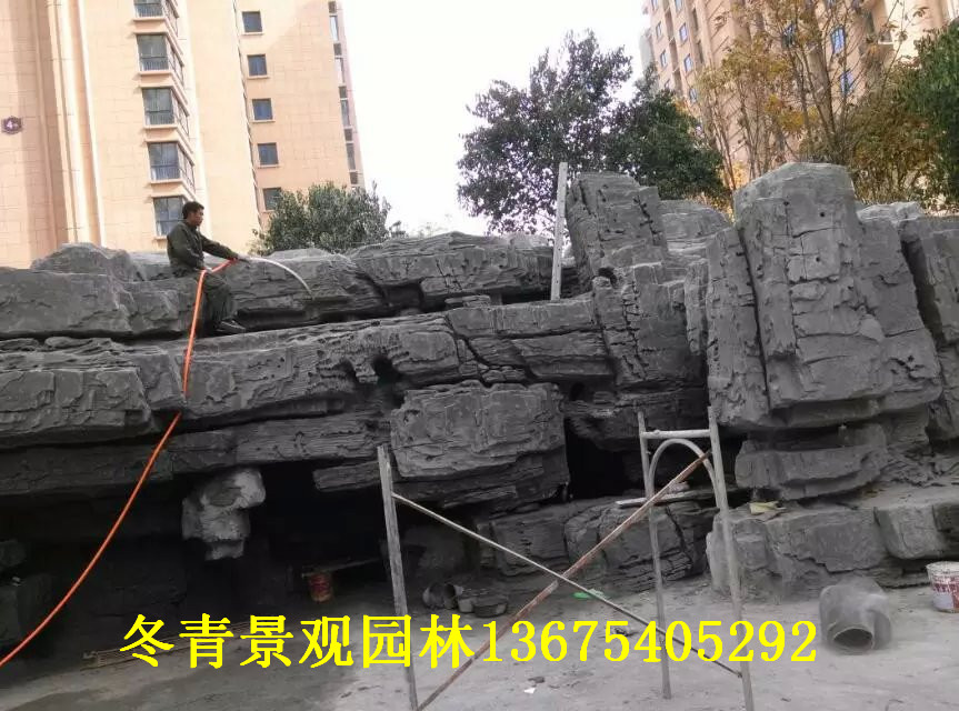 天津专业制作假山塑石，假山塑石施工类型，假山塑石图片图片
