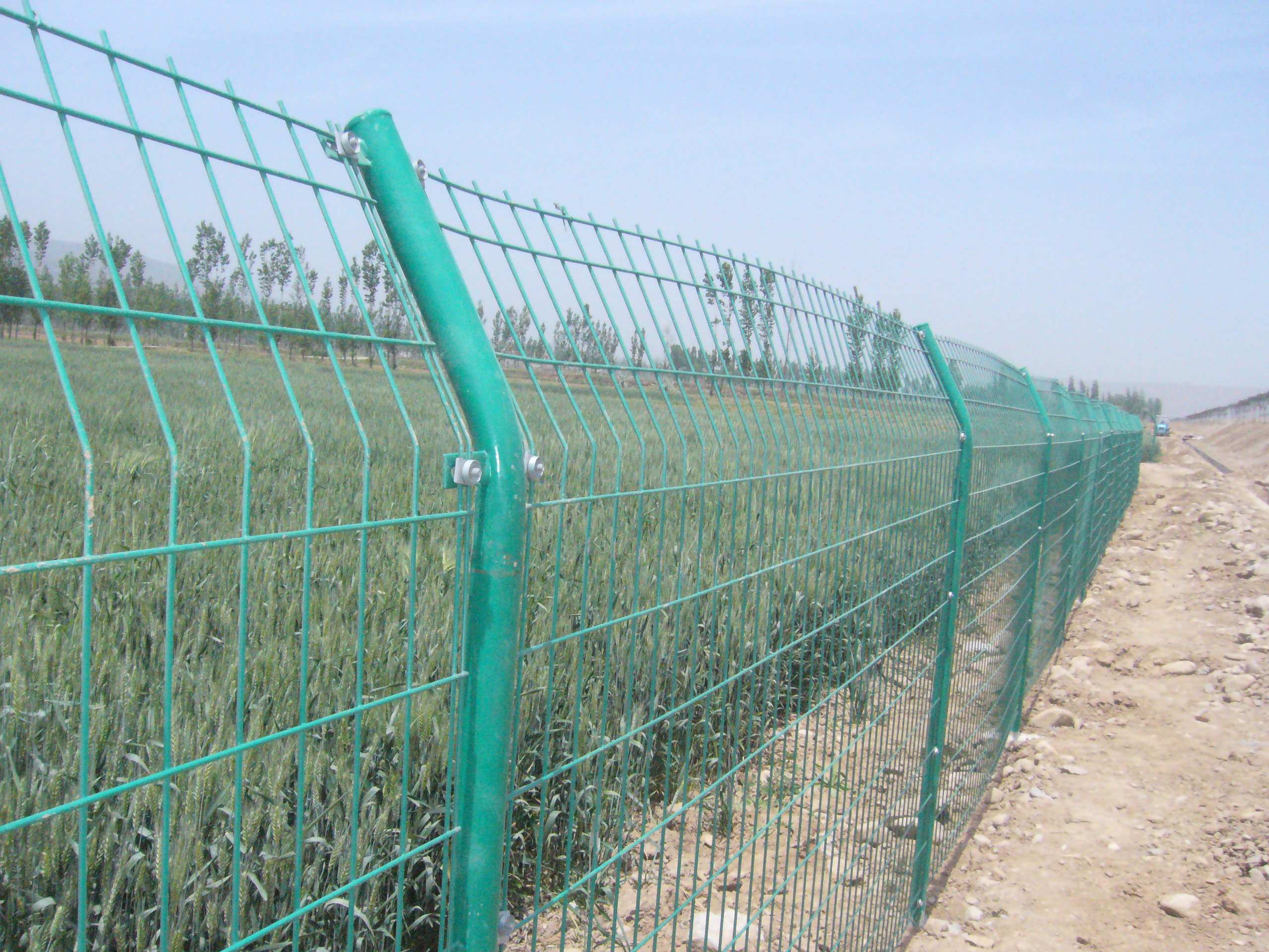 绿色双边丝果园围栏，圈地护栏网批发
