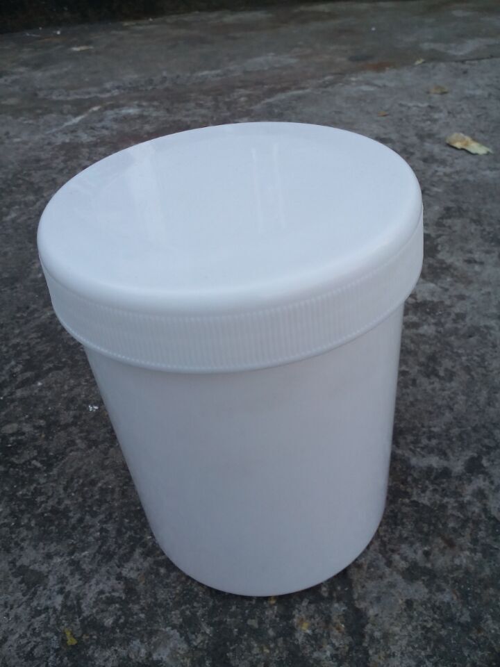供应1公斤白色油墨罐，1L广口塑料罐子，化工瓶，化工罐，厂家直销图片