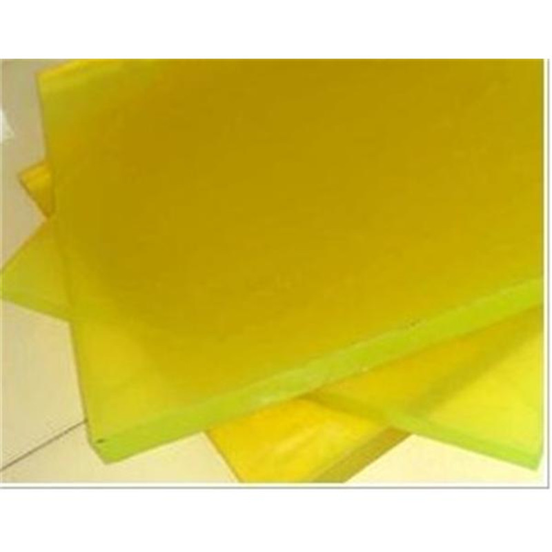 供应用于弹簧的PU聚氨酯板 黄色PU板 高弹性聚氨酯板