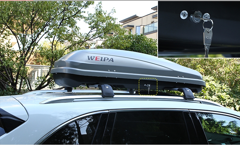 韦帕车顶行李箱 供应用于自驾游装备的韦帕车顶行李箱500L 韦帕汽车户外装备 自驾游装备图片