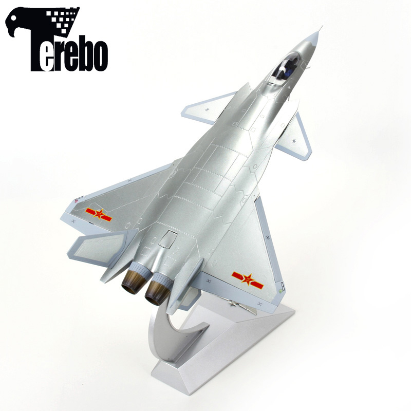供应仿真1：48歼20合金飞机模型 J20隐身战斗机模型 军事模型厂家直销