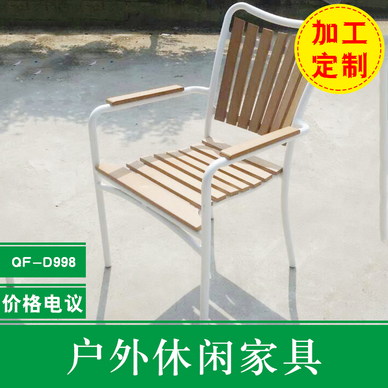 供应户外塑木家具防腐桌椅 圆形休闲桌椅 佛山户外家具
