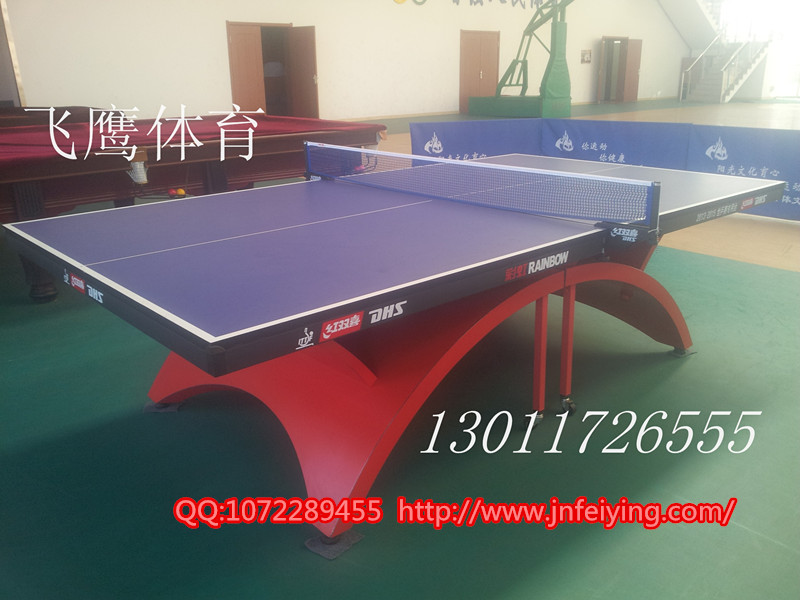 供应济南乒乓球台标准尺寸单折式乒乓球