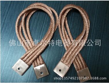 供应用于导电的大电流镀锡铜编织带软连接 铜绞线