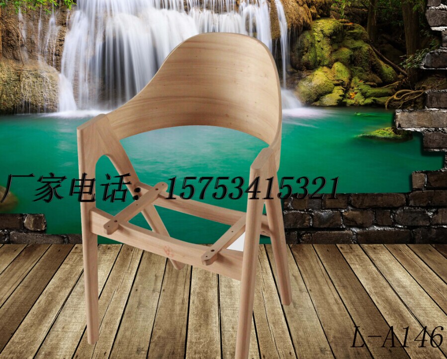 供应用于家具生产的实木餐椅中式简约实木椅子橡木大酒吧餐椅家用休闲凳子实木餐桌图片