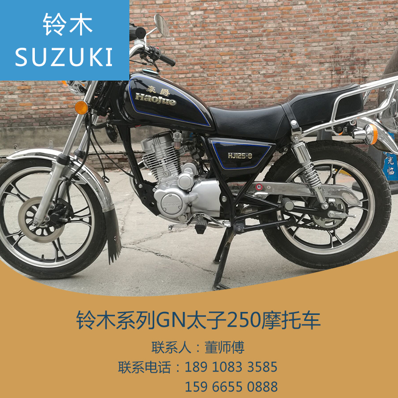 北京市铃木系列GN太子250摩托车厂家