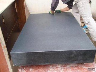 供应用于测量的济南青材质大理石平板异形可定做