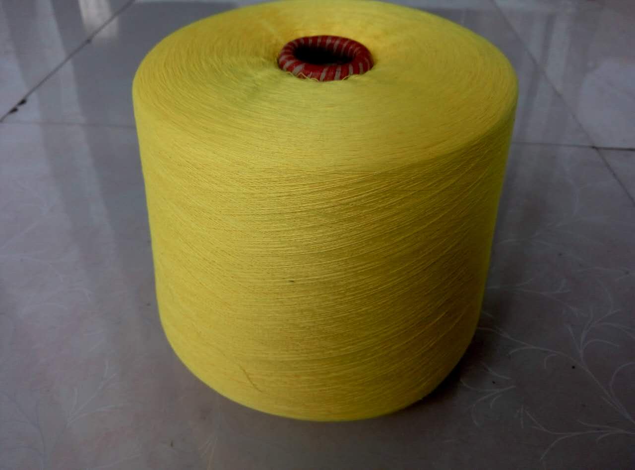 供应用于针织，机织的涤纶色纺纱21支32支40支图片