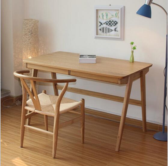 供应纯实木书桌白橡木电脑桌组合书桌