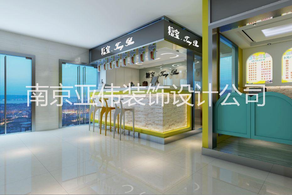 供应用于的南京20平方奶茶店甜品店装修效果