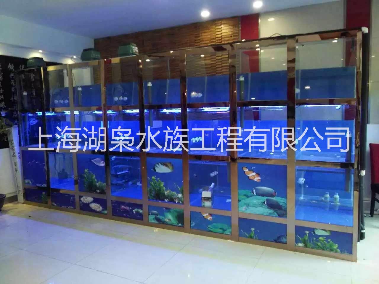 上海海鲜池定做公司 专业制作海鲜池效果图  海鲜池定做
