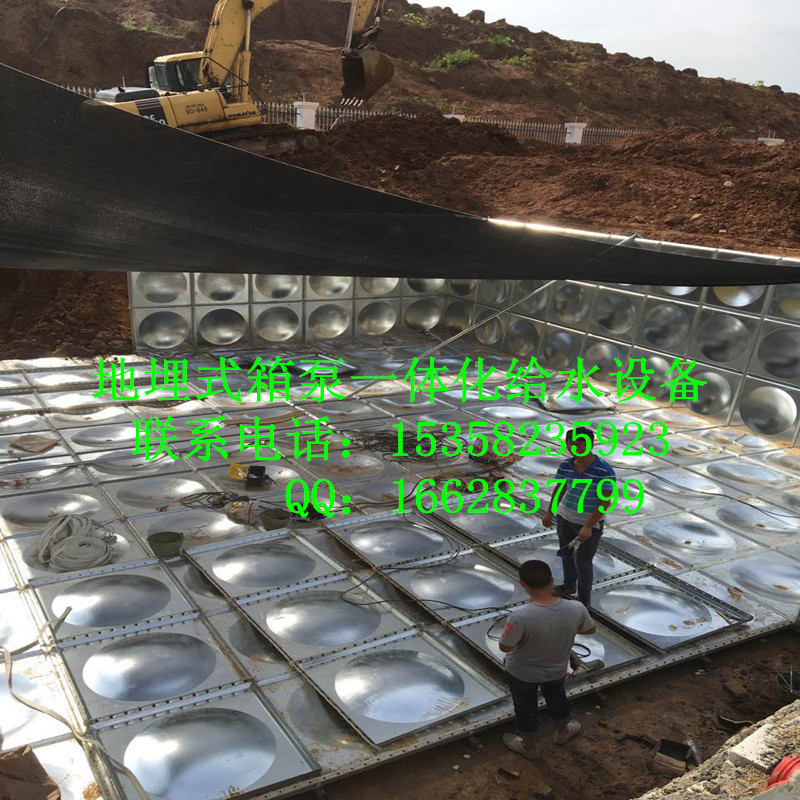 供应云南地埋式箱泵一体化成品、供水设备厂家