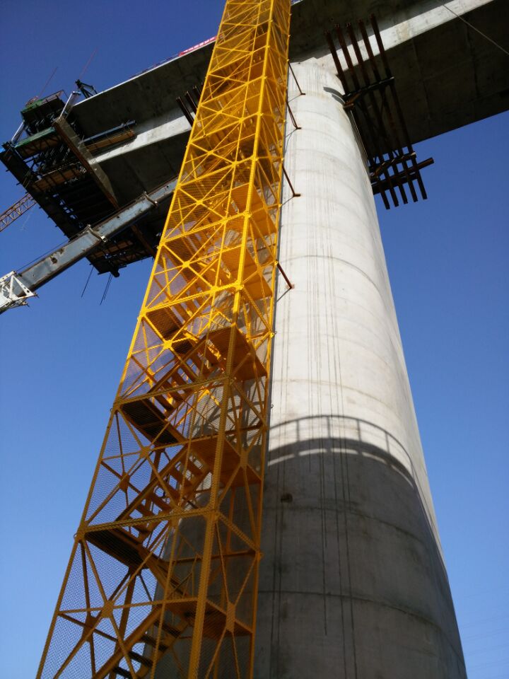 供应山东济南框架式基坑梯安全爬梯