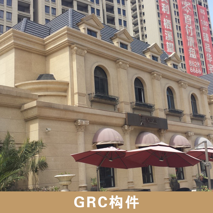 上海意澍建筑装饰材料供应GRG构件 欧式外墙装饰构件 grc建筑构件图片