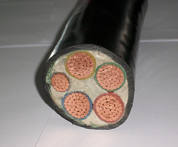供应铜芯地埋铠装电缆YJV22价格图片