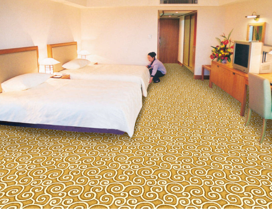 龍洁地毯专业承接酒店宾馆等场所 方块地毯 酒店地毯 满铺地毯