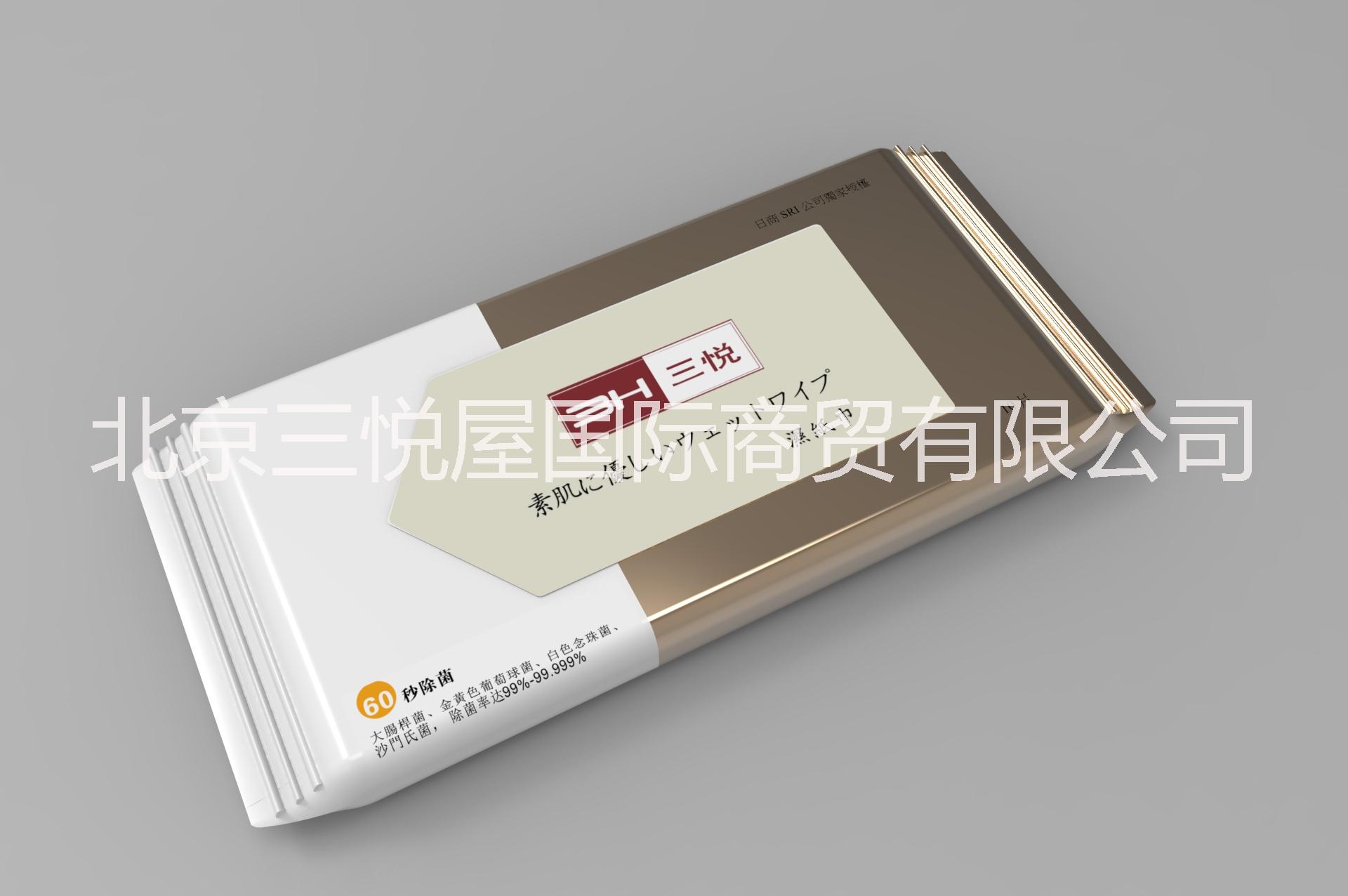 台湾进口除菌湿纸巾无机纳米锌离子