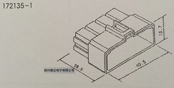 AMP接插件172135-1批发