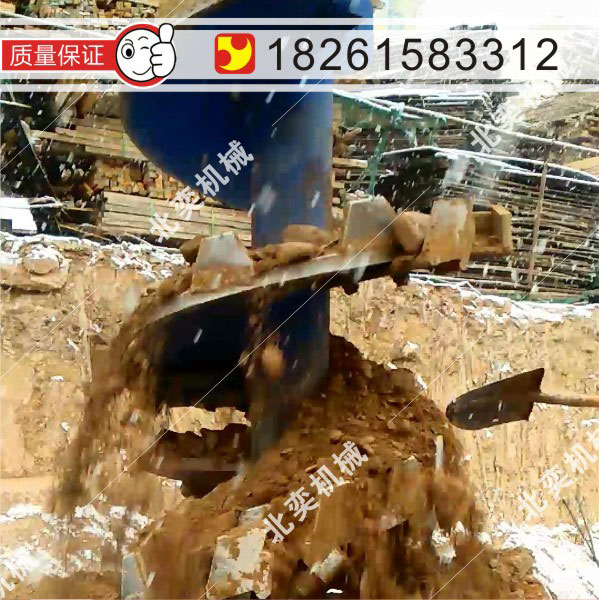 挖掘机螺旋桩引孔设备钻机钻孔机批发