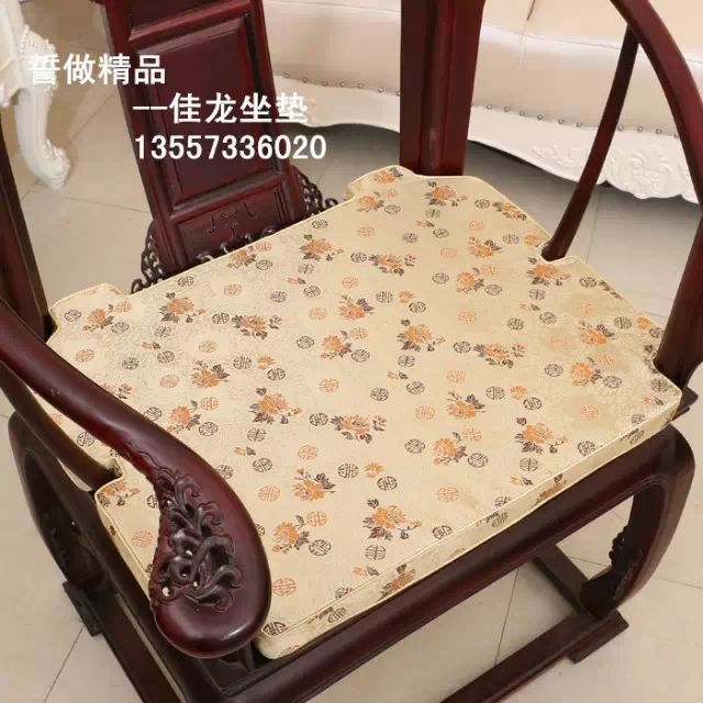 桂林佳龙坐垫厂专业定做红木沙发坐垫软包垫靠枕方枕图片