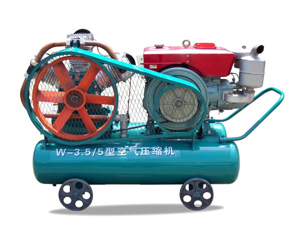红五环供应 W-3.5/5型柴动活塞空气压缩