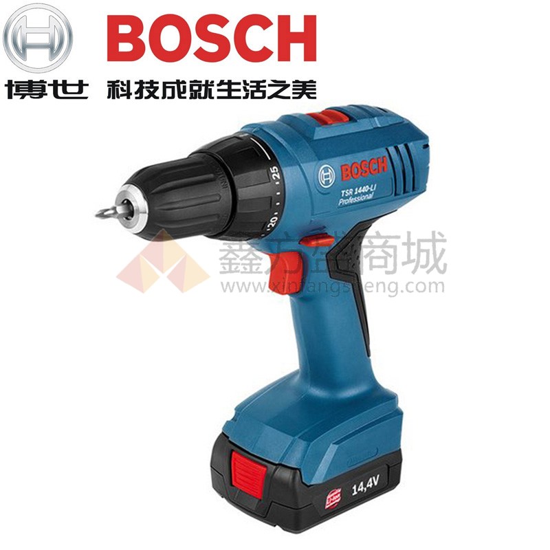 博世(Bosch) 充电式手电钻\电动螺丝刀 TSR 1440-Li 锂电池/双电一充