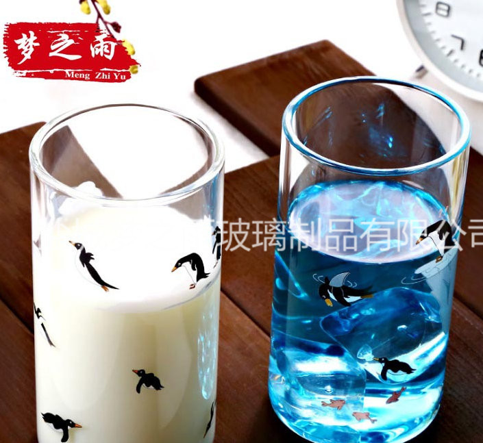 高硼硅透明玻璃水杯 耐热加厚茶杯批发
