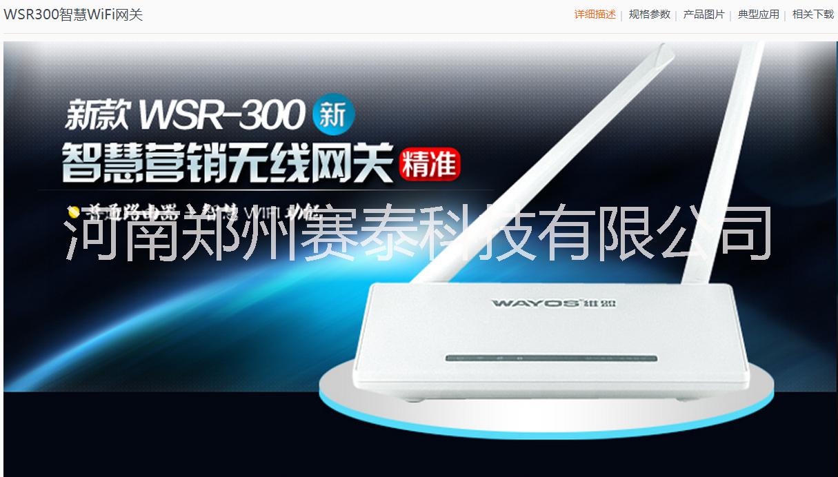 WSR-300智慧营销无线网关 网络工程 维盟路由器 智慧WiFi图片
