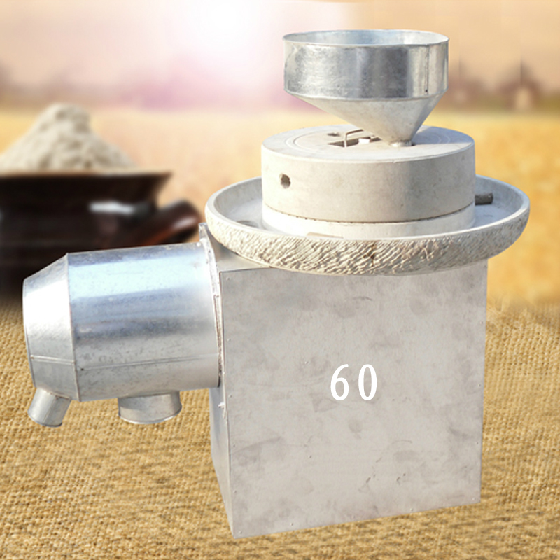 现林石磨电动石磨面粉机 60型 五谷杂粮石磨面粉机