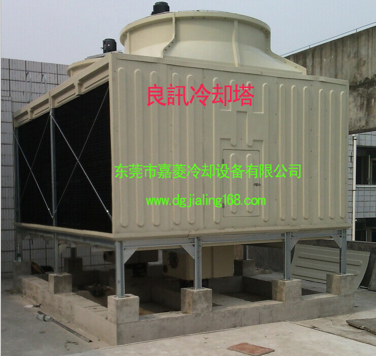 供应韶山高低速方型冷却塔，湘乡350吨方型冷却塔图片